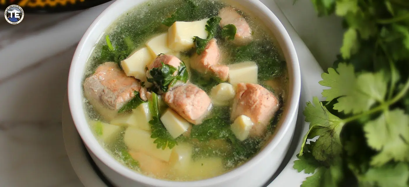Miso Soup with Salmon